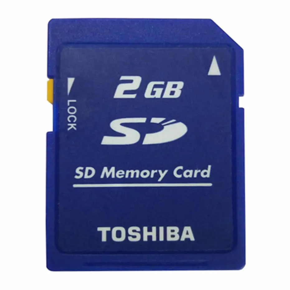 10 шт./лот Toshiba 2 Гб Class2 SD карт SD слот для карт памяти и Sd-карты памяти SD цена оптовой продажи низкая цена