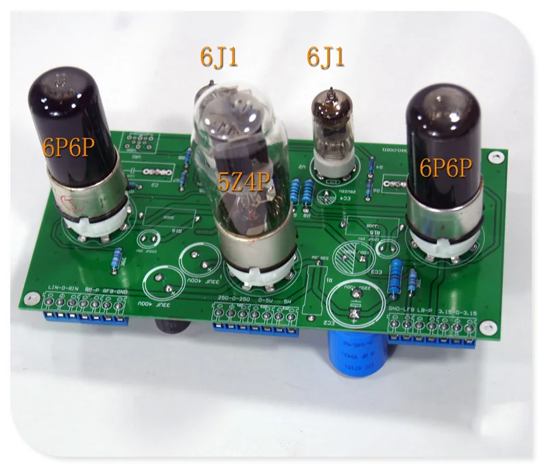 Бриз аудио 6J1/6AK5 Усилитель мощности доска push 6P6P/6V6 одноконцевая трубка 5Z4P желчи выпрямитель Усилитель мощности доска
