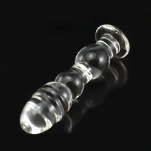 Large Anal Dildo Enticing Crystal Glass Anal Beads Anal Masturbation Sexy Stimulator Adult Sex Products for Men Adult Sex Toys