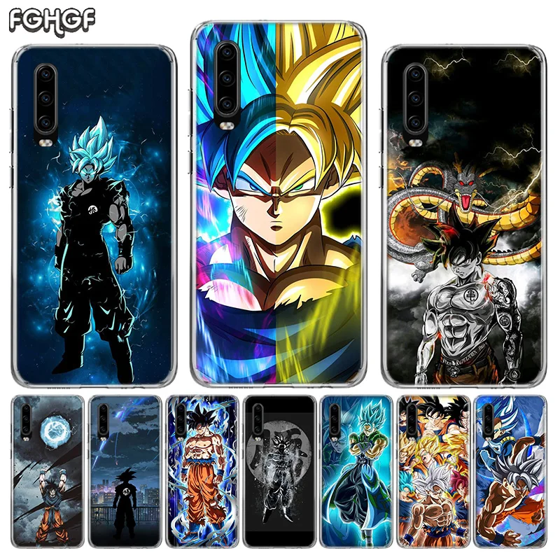 Dragon Ball Super Goku Silicone Back Case For Huawei P30 P20 Mate 20 10 Pro P10 lite P Smart + Plus Z 2019 Cover |