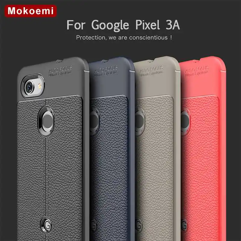 

Mokoemi Fashion Lichee Pattern Shock Proof Soft 5.6"For Google Pixel 3a Case For Google Pixel 3a XL Cell Phone Case Cover