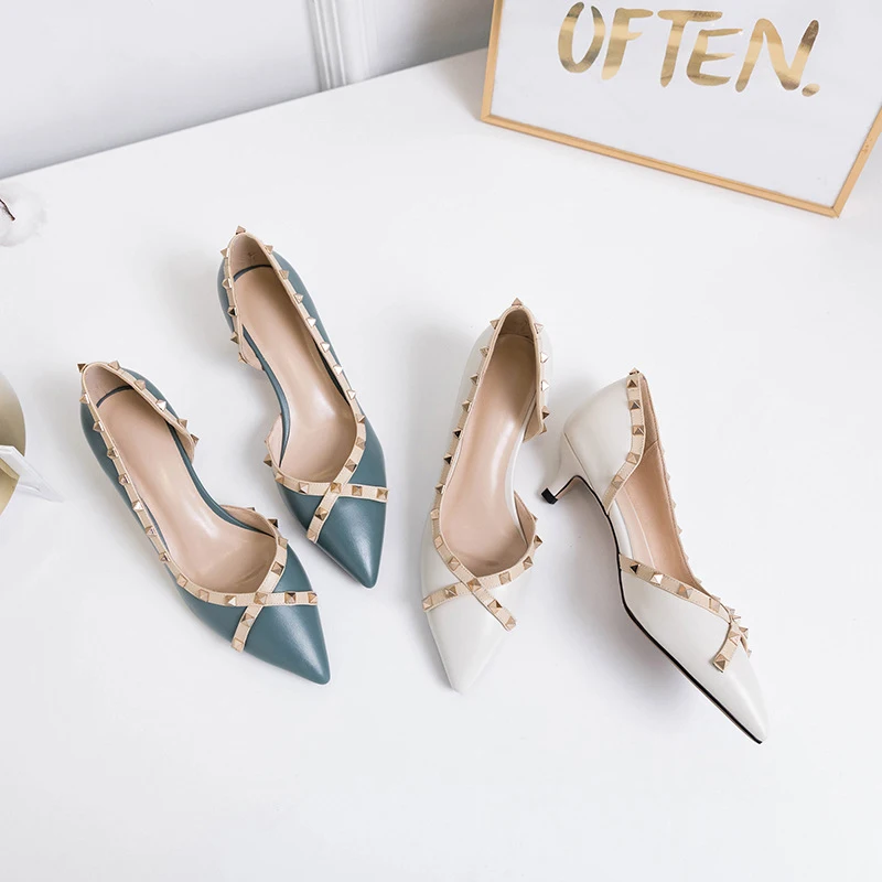 

2019 new brand design women shoes Butterfly Knot Side Lady Shoes high heels lady sandals