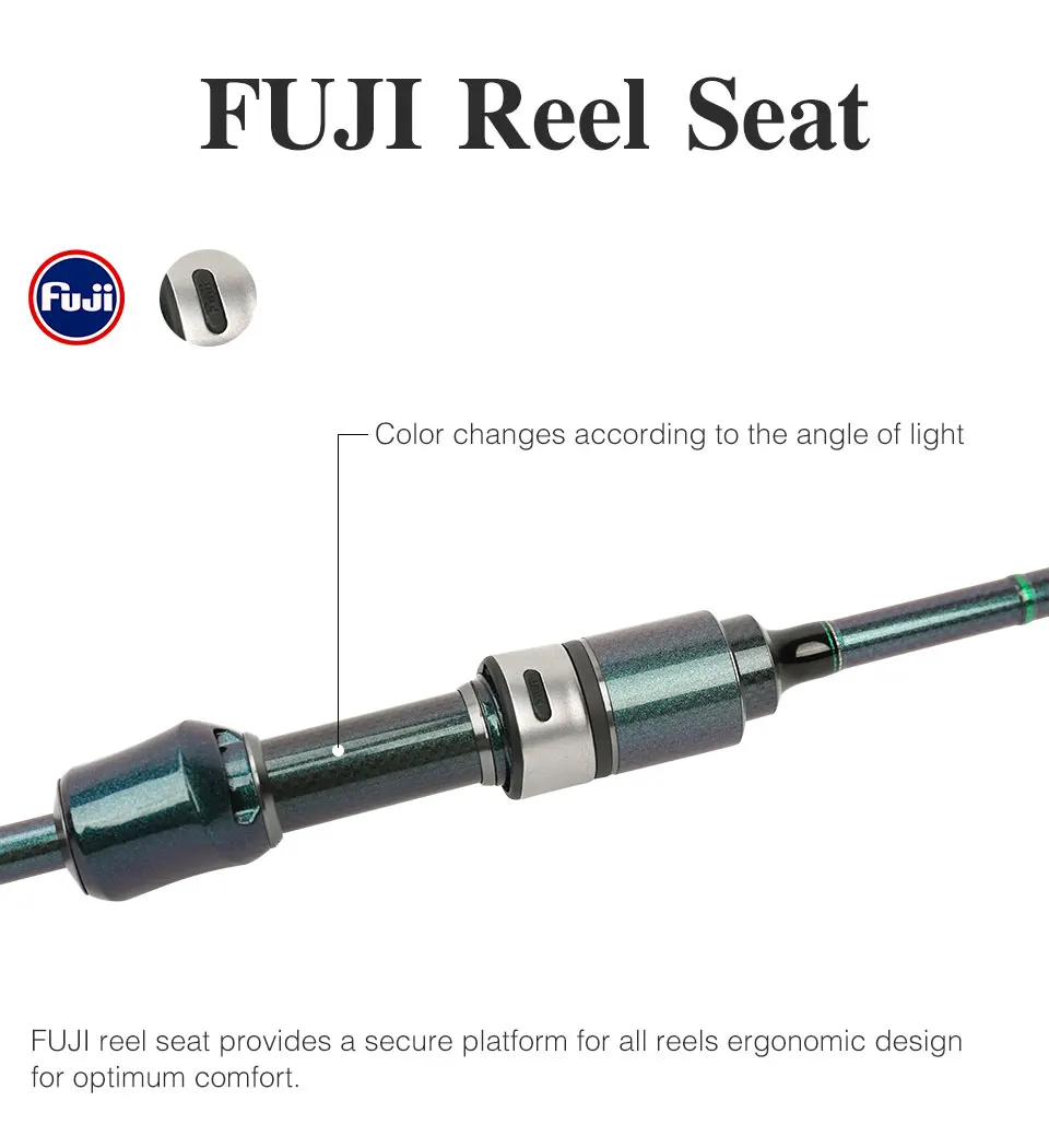 TSURINOYA ловкость 722 2,19 м UL все аксессуары FUJI спиннинговое удилище AJING удилище маленькая приманка, выделенная Удочка Rockfish