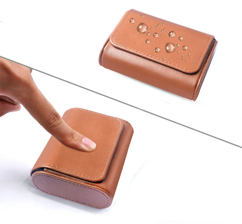 New Magnetic PU leather Case for Earphone Bag Box Headphones Portable Case Headphone Sundries Accessories Headset Storage Bag (3)