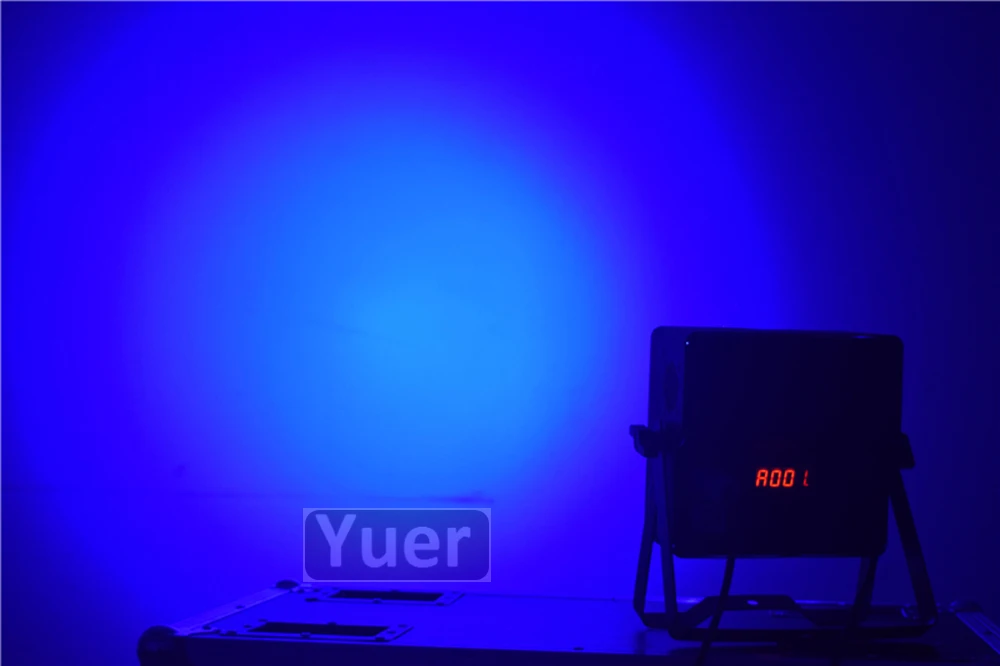 Высокомощный светодиодный светильник Par 16x18 Вт RGBWA UV 6 в 1 с эффектом стирки s DMX512 6/10