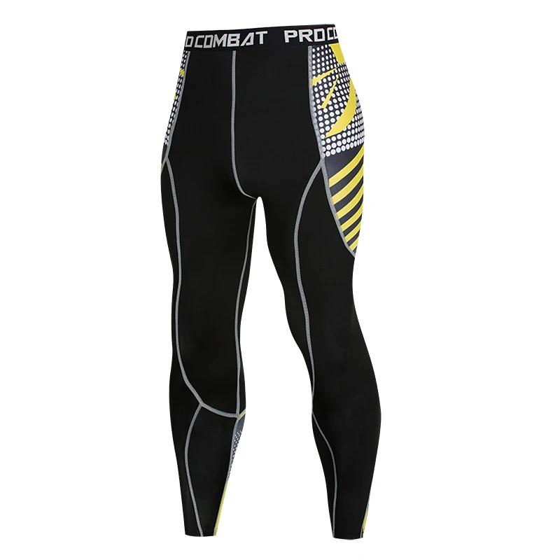 

Compression pantalon stretch serrй courir jogging gym exercice Crossfit bodybuilding pantalons MMA hommes fitness pants