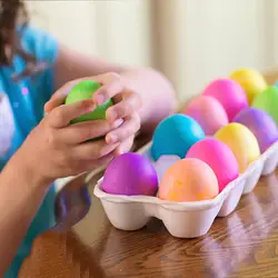 Сюрприз пасхальные яйца Ассорти Цвет детская игрушка ремесло Модель многоразового подарки Шоколад YH-17