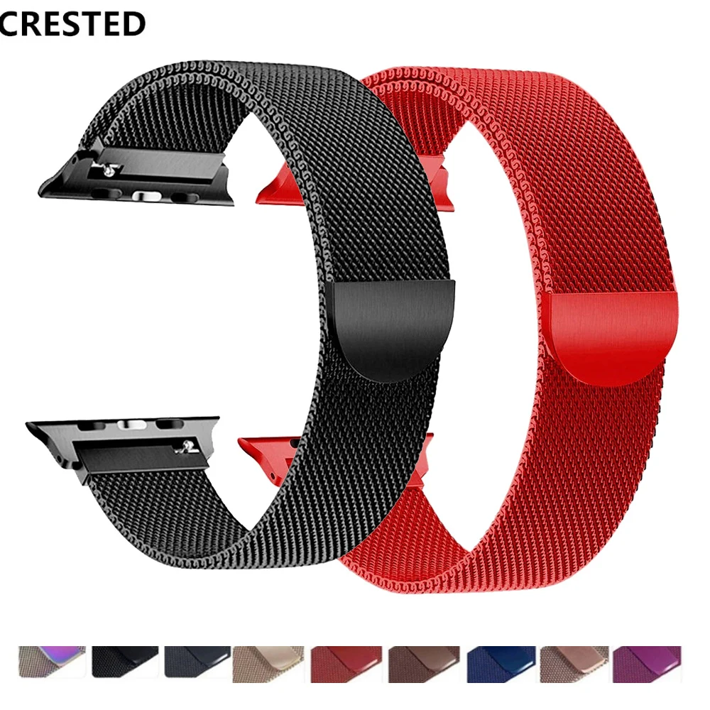 Milanese loop strap for Apple watch band 4 42mm 44mm Watchband stainless steel Bracelet iwatch series 4 3 21 38mm 40mm wristband Milanese loop strap for Apple watch band 4 42mm 44mm Watchband stainless steel Bracelet iwatch series 4 3 21 38mm 40mm wristband