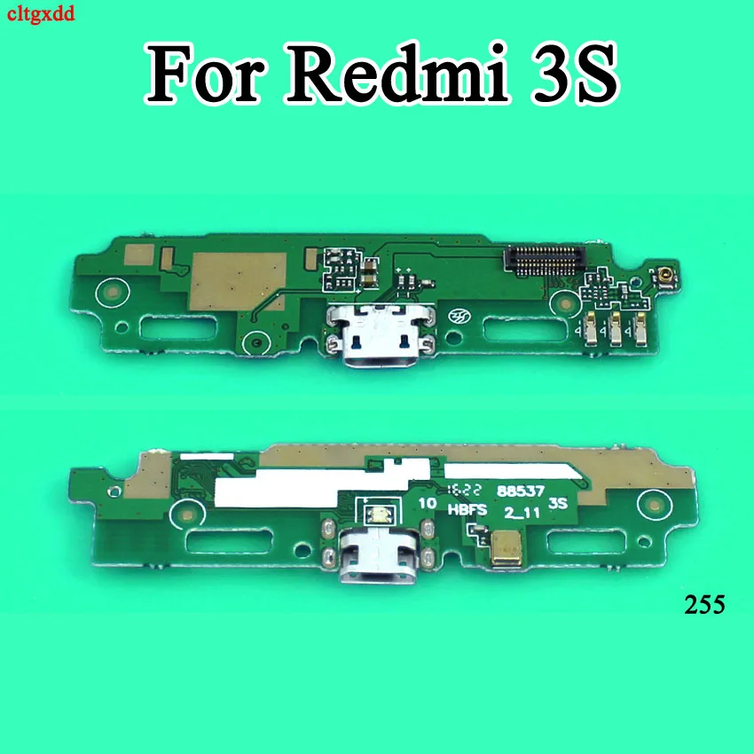 Микрофон модуль+ USB плата с зарядным портом гибкий кабель Разъем для Xiaomi Redmi 1 2 3 3S 4PRO 4A 4X 5A 6A Plus Замена - Цвет: Redmi 3S