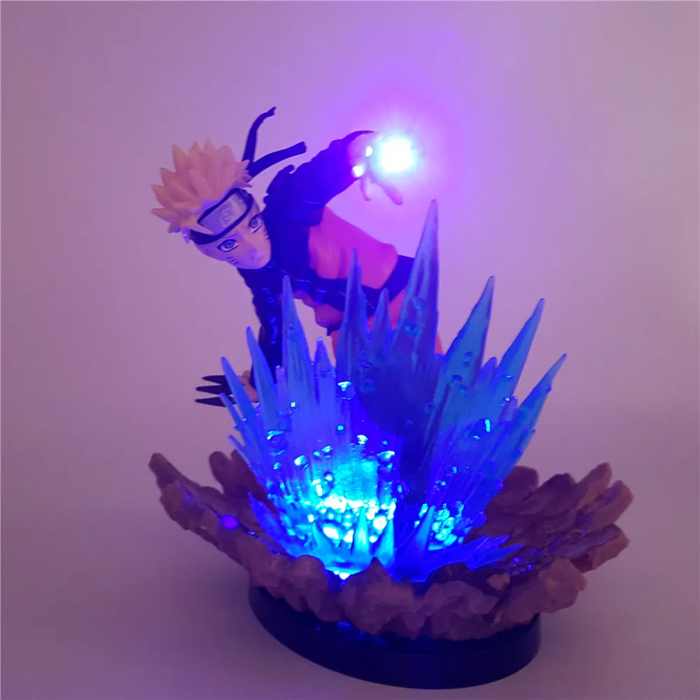 Настольная лампа Учиха, сасуке, Наруто-аниме фигурка игрушка детская прикроватная лампа 3D светодиодный Lampara Новинка креативный Ночной светильник подарок светильник ing