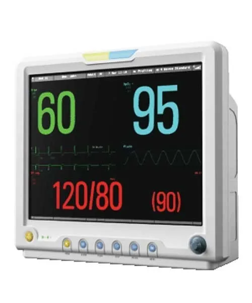 CMS9200 TFT 15.1 дюймов нескольких параметров(SPO2+ НИАД+ PR+ TEMP+ RESP) сетевой USB Портативный реанимации пациента Мониторы