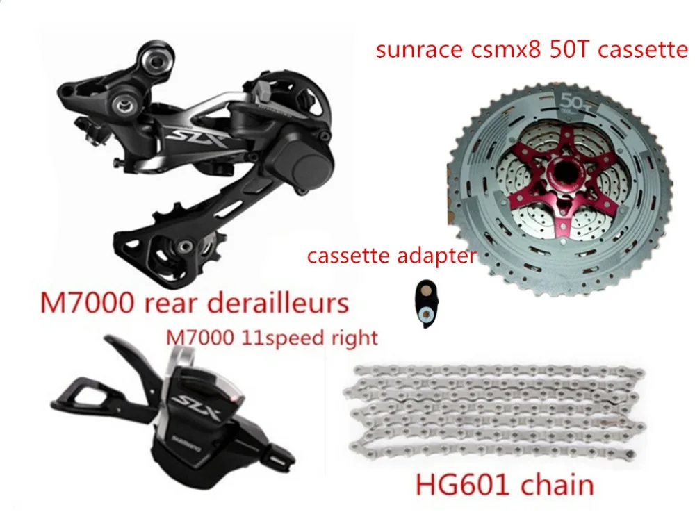 SHIMANO-SLX-M7000-11speed-bicycle-Derailleurs-Groupset-Rear-Derailleurs-shifter-lever-hg601-chain-sunrace-csmx8-46T.jpg_640x640_