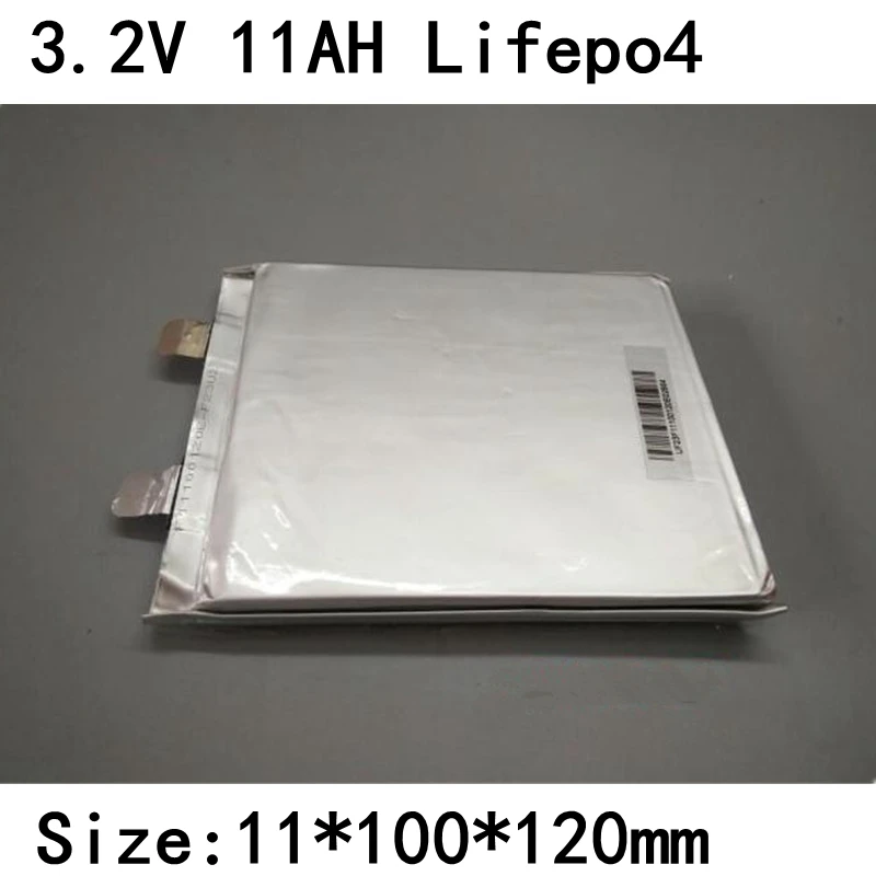 10 шт. 3 2 v 11Ah Lifepo4 100ah батарейный блок 30A Tabs наконечники для батареи 8s 24v литиевая