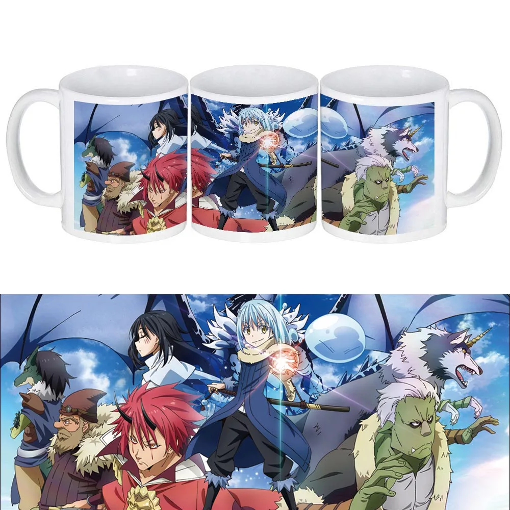 Funny Anime That Time I Got Reincarnated as a Slime Coffee Cup Ceramic Mug for Milk Tea Water | Дом и сад