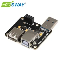 3 DSWAY 3D Части Принтера USB Модуль PC-Linked Модуль Печати Онлайн Печати Модуль Для Lerdge Материнская Плата 32bit Контроллер
