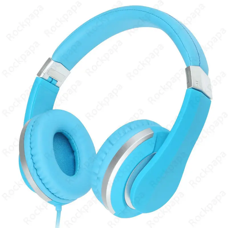 kanen i20 Blue Foldable Stereo Dj Style Adjustable Headphones Headset with font b Microphone b font