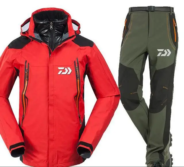 Новинка, одежда для рыбалки DAIWA, GORE-TEX, для улицы, водонепроницаемая, Куртка для рыбалки и штаны для рыбалки, мужская, дышащая, dawa, рыболовство, наборы - Цвет: 25