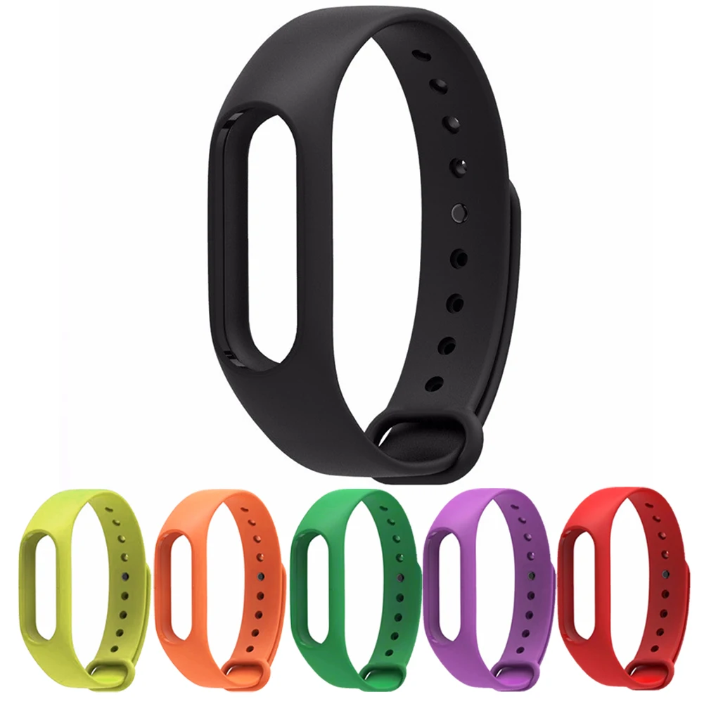 Замена ремешка для часов Силиконовый браслет Xiaomi mi Band 2 умный Браслет ремешок нет