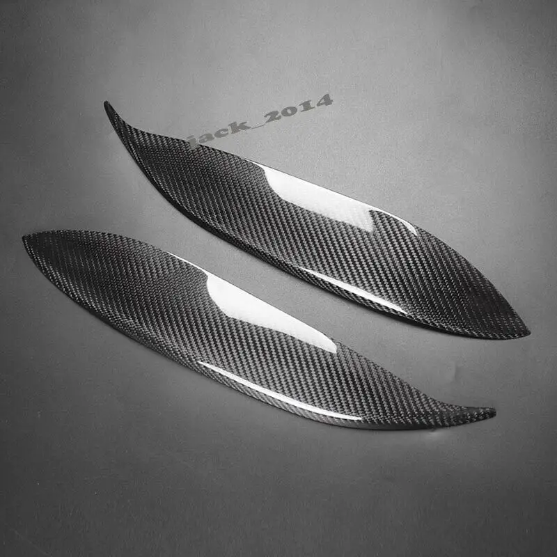 Real Carbon fiber headlight brow eye lid 2pcs for Honda 1996-1997 Civic EK EK4 EK9