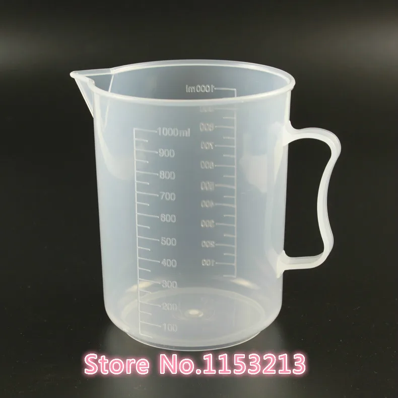 5000ml Capacity Clear Plastic Graduated Laboratory Measuring Cup Pp