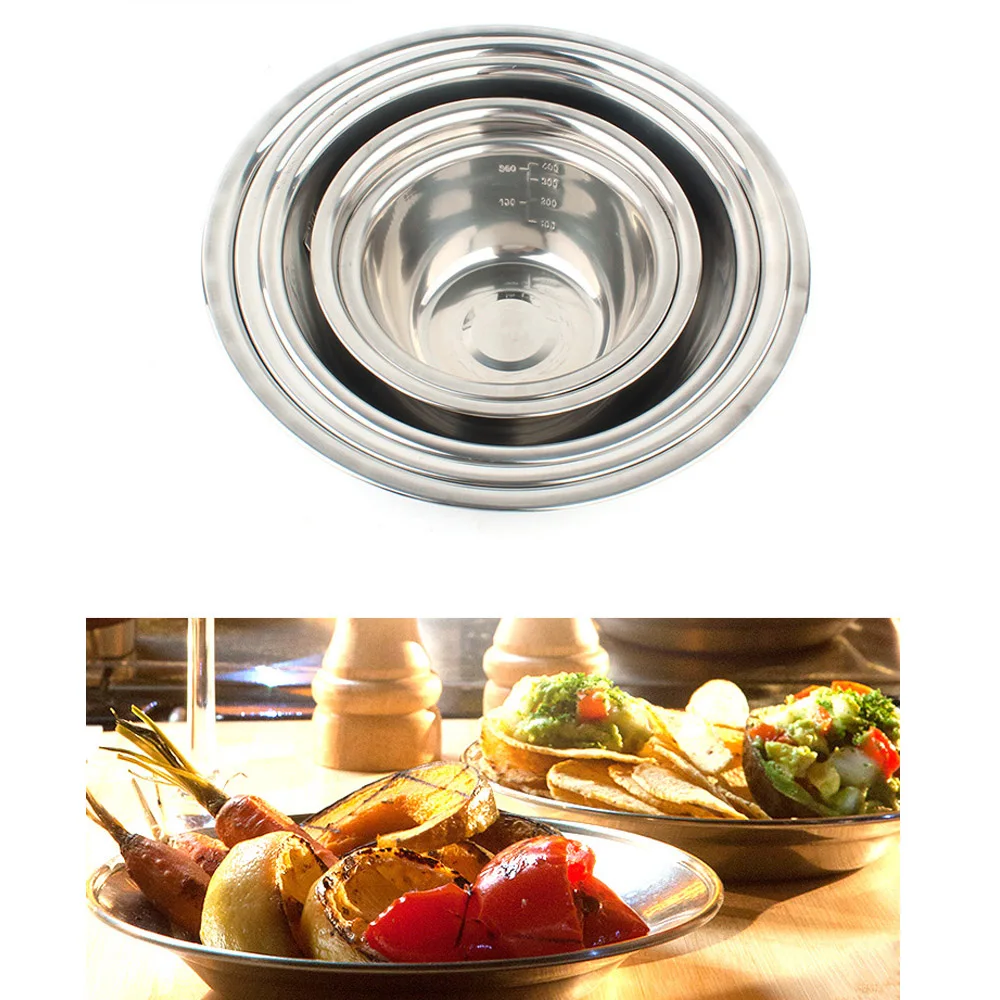 5 piezas de Camping al aire libre de gran capacidad de Picnic barbacoa de acero inoxidable vajilla conjunto tazón plegable Picnic juego de cocina