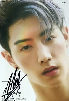 

hand Signed GOT7 MARK autographed photo 4*6 Present You 3 versions 092018