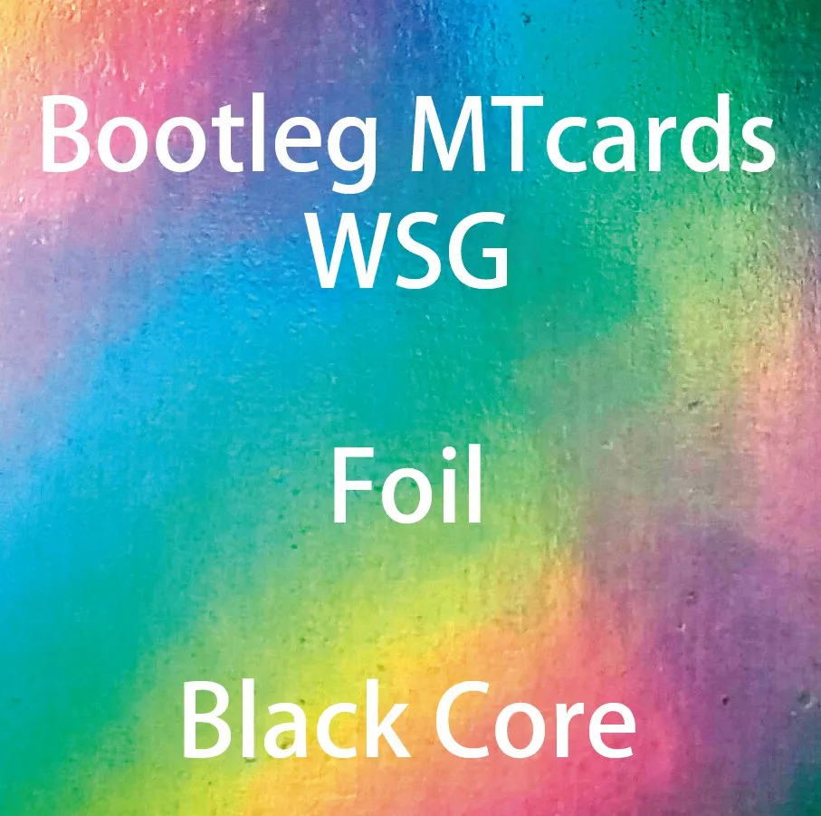 WSG Authorized Representative store German Black core paper Proxy Foil