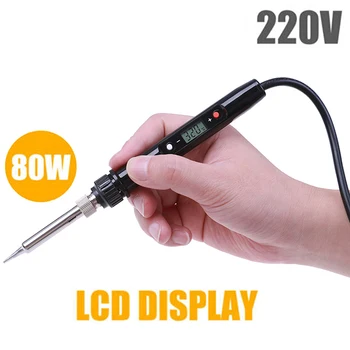 

110/220V Electric Soldering Iron Welding Tool Hand Solder Wire Tweezers Kit