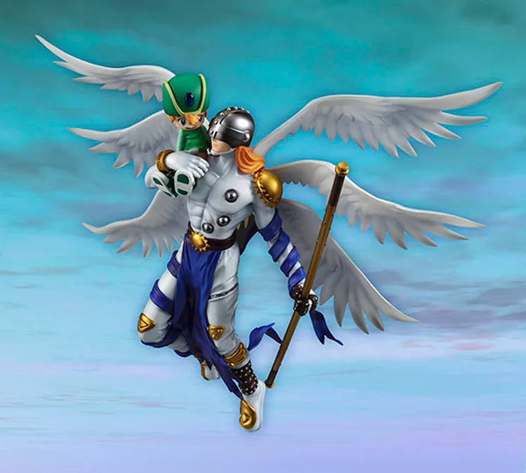 Digimon Adventure Tri Figura Angemon Digital Figura Monstruo Ángel Patamon Takaishi Takeru 22 CM Figura de Acción Figura de accion Digimon Adventure Tri Figura Angemon Digital Figura Monstruo Ángel Patamon Takaishi Takeru 22 CM Figura de Acción Figura de accion