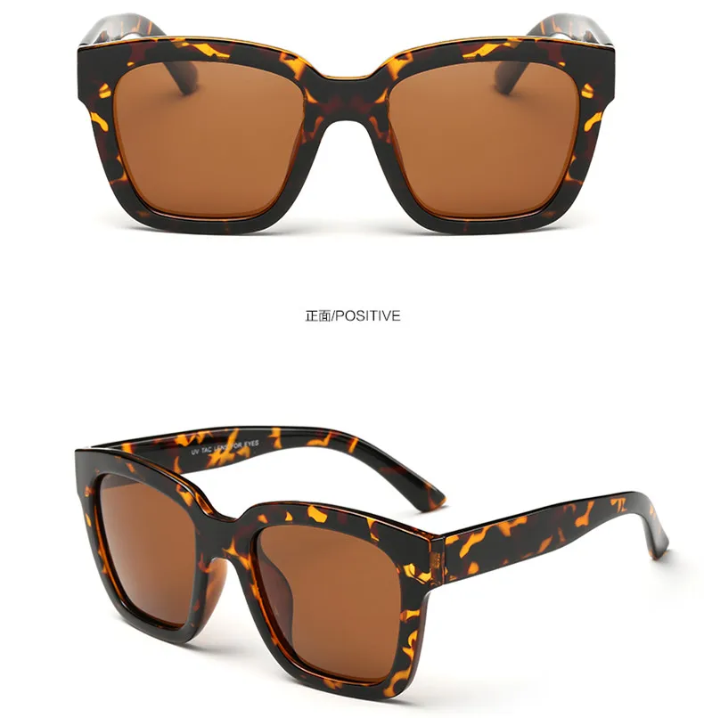 Новые Модные Винтажные Солнцезащитные очки женские брендовый дизайн, квадратные солнцезащитные очки TR90 мужские модели Рецептурные очки Поляризация 8302 - Цвет линз: Коричневый