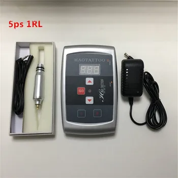 

Nouveau Permanent Eyebrow Rotary Tattoo Makeup Machine kit Practice tattoo power supply with 5ps 1RL kit