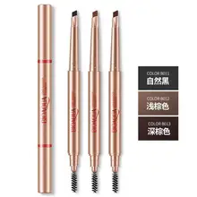 2 в 1 карандаш для бровей, подводка, инструменты для макияжа, автоматическая водостойкая ручка для бровей с кистью, косметические инструменты для макияжа