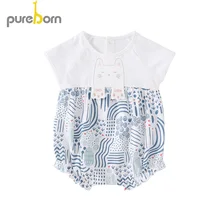 Best Price Pureborn Baby Bodysuit Short Sleeve Baby Clothes O-neck Baby Boys Girls Clothes Infant Jumpsuit Overalls Newborn Baby Clothing Best Price Pureborn Baby Bodysuit Short Sleeve Baby Clothes O-neck Baby Boys Girls Clothes Infant Jumpsuit Overalls Newborn Baby Clothing