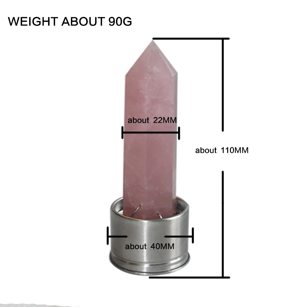 Натуральный хрустальный камень кварц из различных материалов волшебная палочка