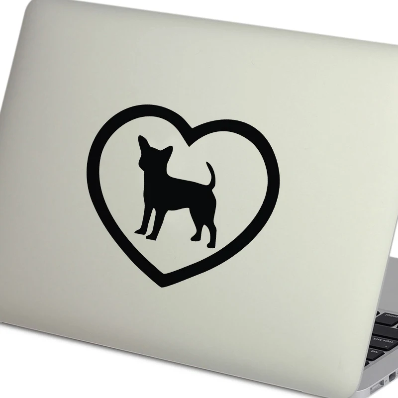 Buy Lovely Heart Dog Laptop Stickers Home Decor Wall