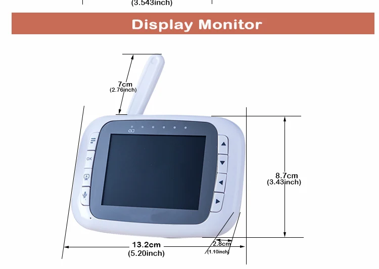 BILLFET 2.4 ГГц Беспроводной видео Baby Monitor с Камерой Батареи Няня Камера Ночного Видения Видео Bebe Няня Камеры Видео няня видео няня Видео Монитор