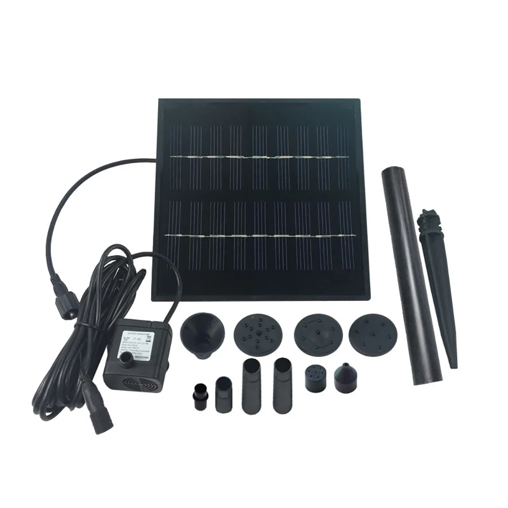 

Pool Waterfall Pond Aquarium Fountain Solar Power Garden Submersible Patio Decoration Small Water Pump For Bird Bath Outdoor