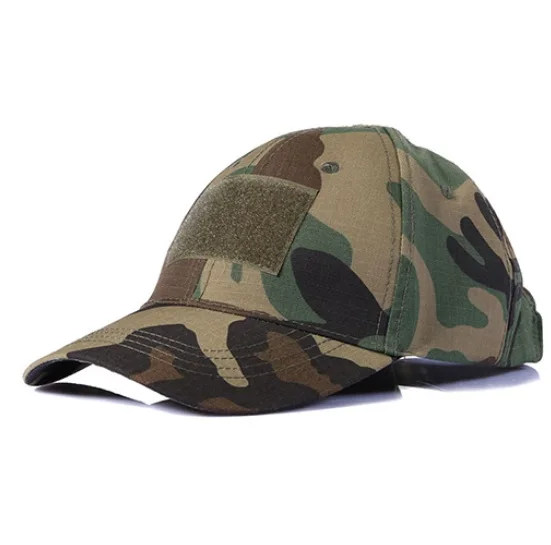 

Male Travel Hat Summer Camp Camouflage Tactics Hat Army Bionic Baseball Cadet Tactics Cap ACU/CP/ATACS/Woodland