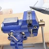2-1/2" Two Jaws Clamp-on Vice Swivels and Rotates 360 Degrees Multi-purpose Table Swivel Vise with Anvil 5