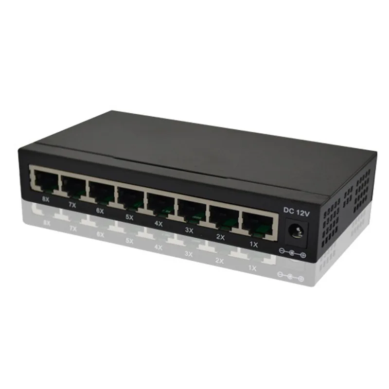 10/100/1000Gigabit Switch 8 port Network Desktop Switch