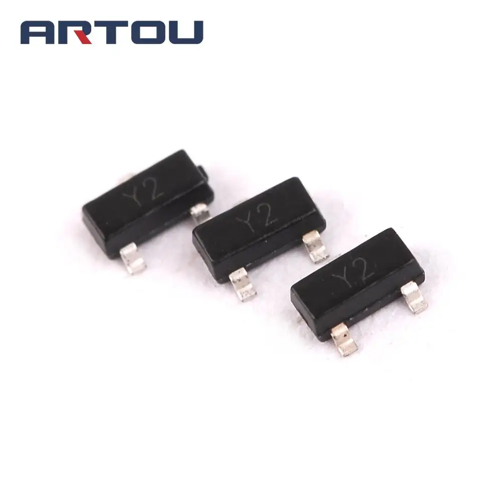 100PCS SS8550 Y2 PNP SOT 23 SMD transistorin Transistors from