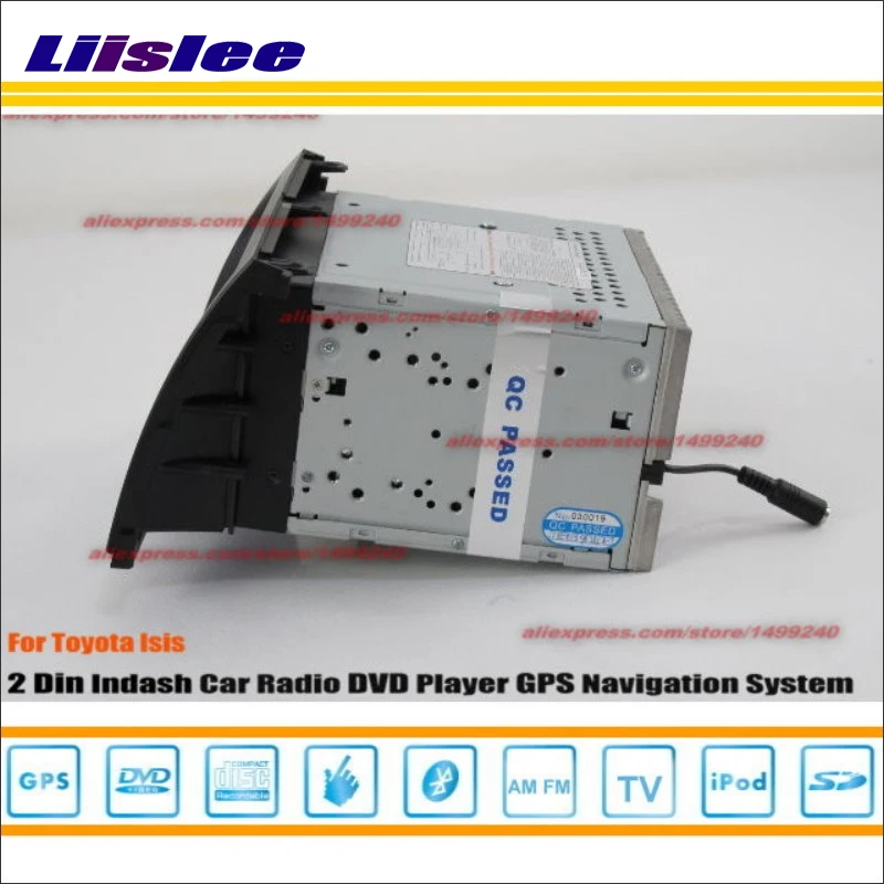 Excellent Liislee For Toyota Isis 2004~2014 Radio CD DVD Player & GPS Nav Navi Map Navigation System Double Din Car Audio Installation Set 2