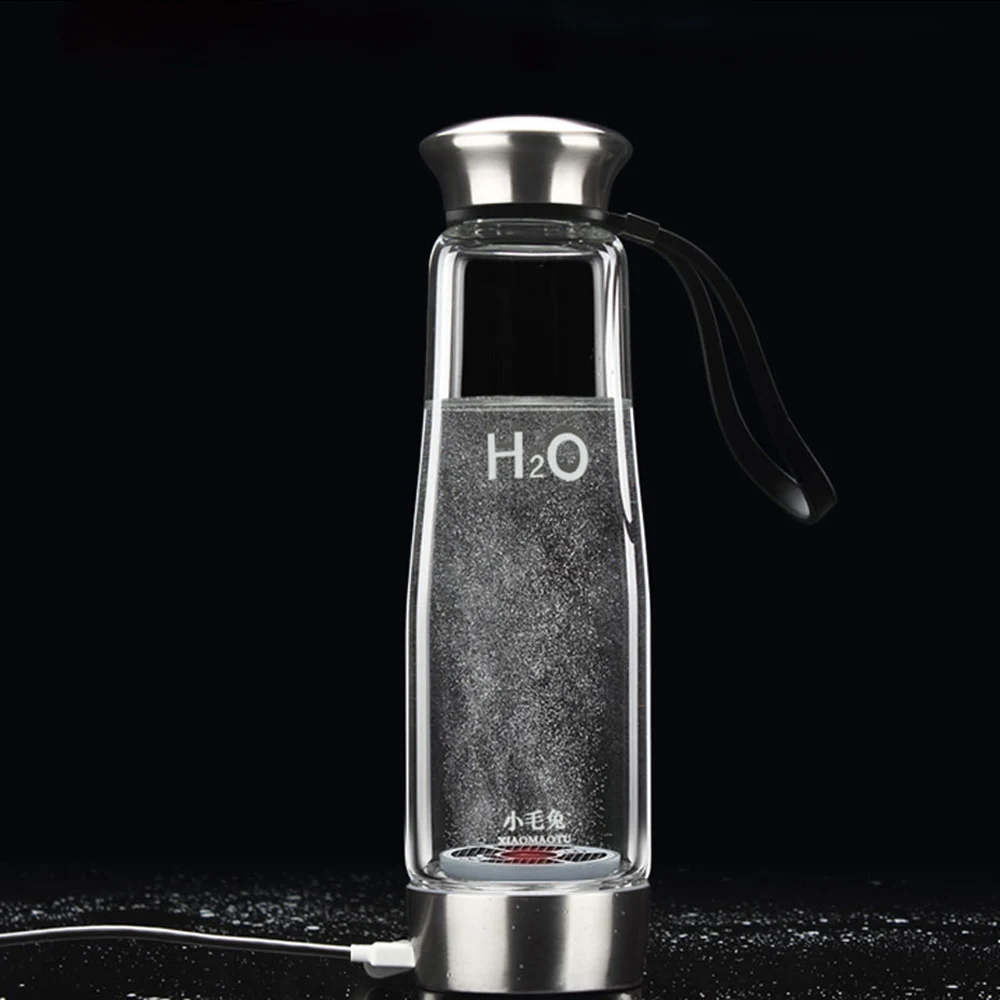 hydrogen glass water bottle