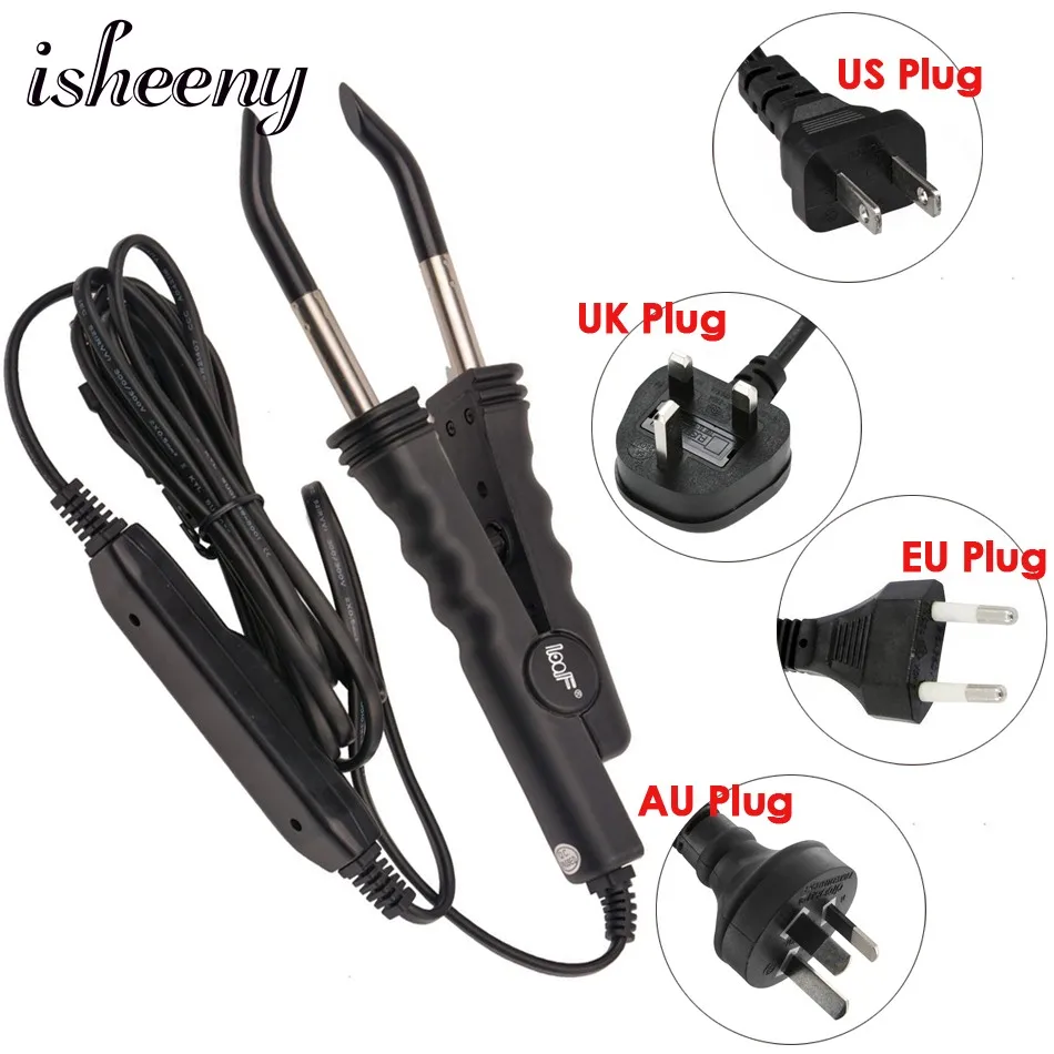 Professional Hair Extension Connector L-618 Adjustable Hair Extension Fusion Iron Tool For U/V/Flat Tip Human Hair Extensions