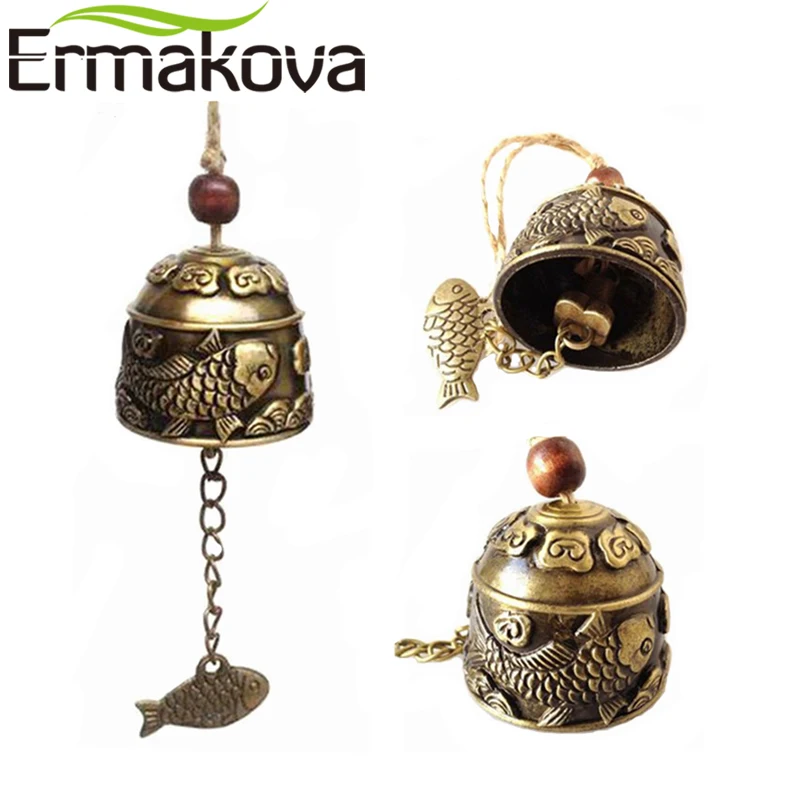 ERMAKOVA Blessing Bell Luck Feng Shui металлический колокольчик для ветра удача дома
