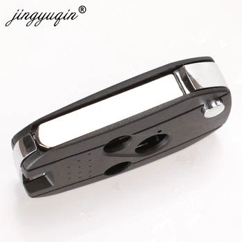 Keyforkess 2/3/4 pulsanti custodia a conchiglia pieghevole a vibrazione modificata a distanza per Honda CRV Fit Accord Civic Fob Cover - Jingyuqin 2 3 4 pulsanti custodia a conchiglia pieghevole a vibrazione modificata a distanza per