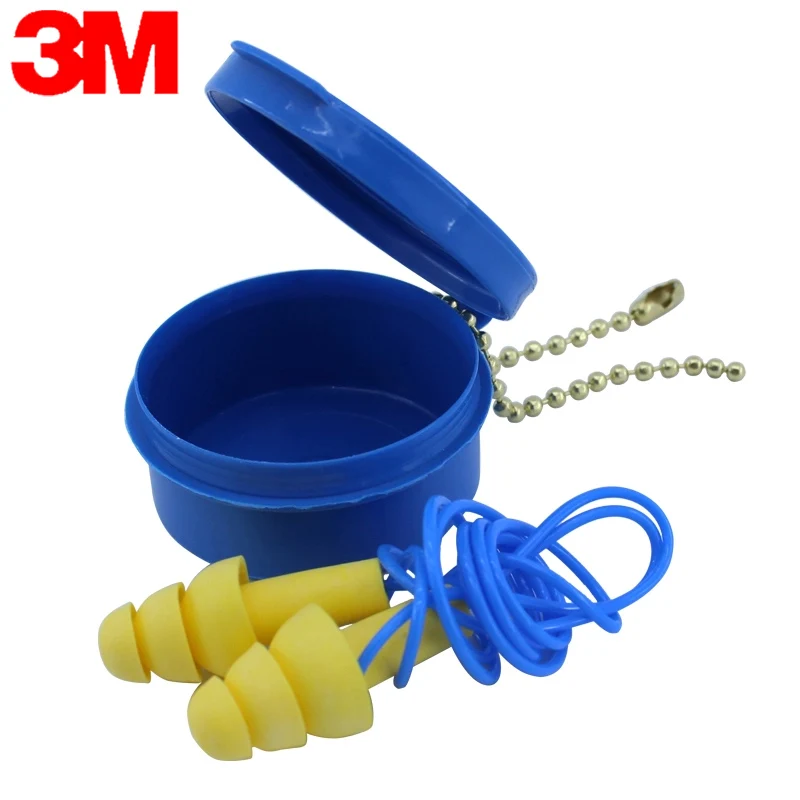

3M Earplug 340-4002 Ear Plug to Sleeping Christmas Tree Silicon EarplugBelt Straps with Box NRR25 SNR32 GM001