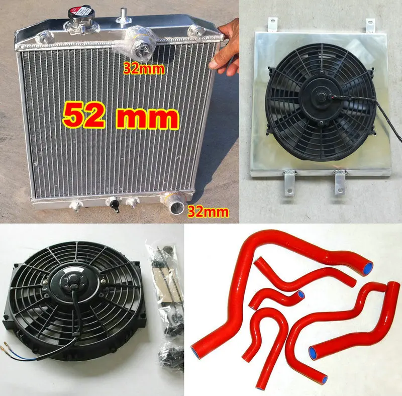 Radiateur en aluminium à 3 rangées, pour HONDA CIVIC CRX DEL SOL B16A