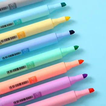 

8pcs/set Macaron series Highlighter Color modelling Fluorescent pen kawaii Marker pen for bullet joural School supplies