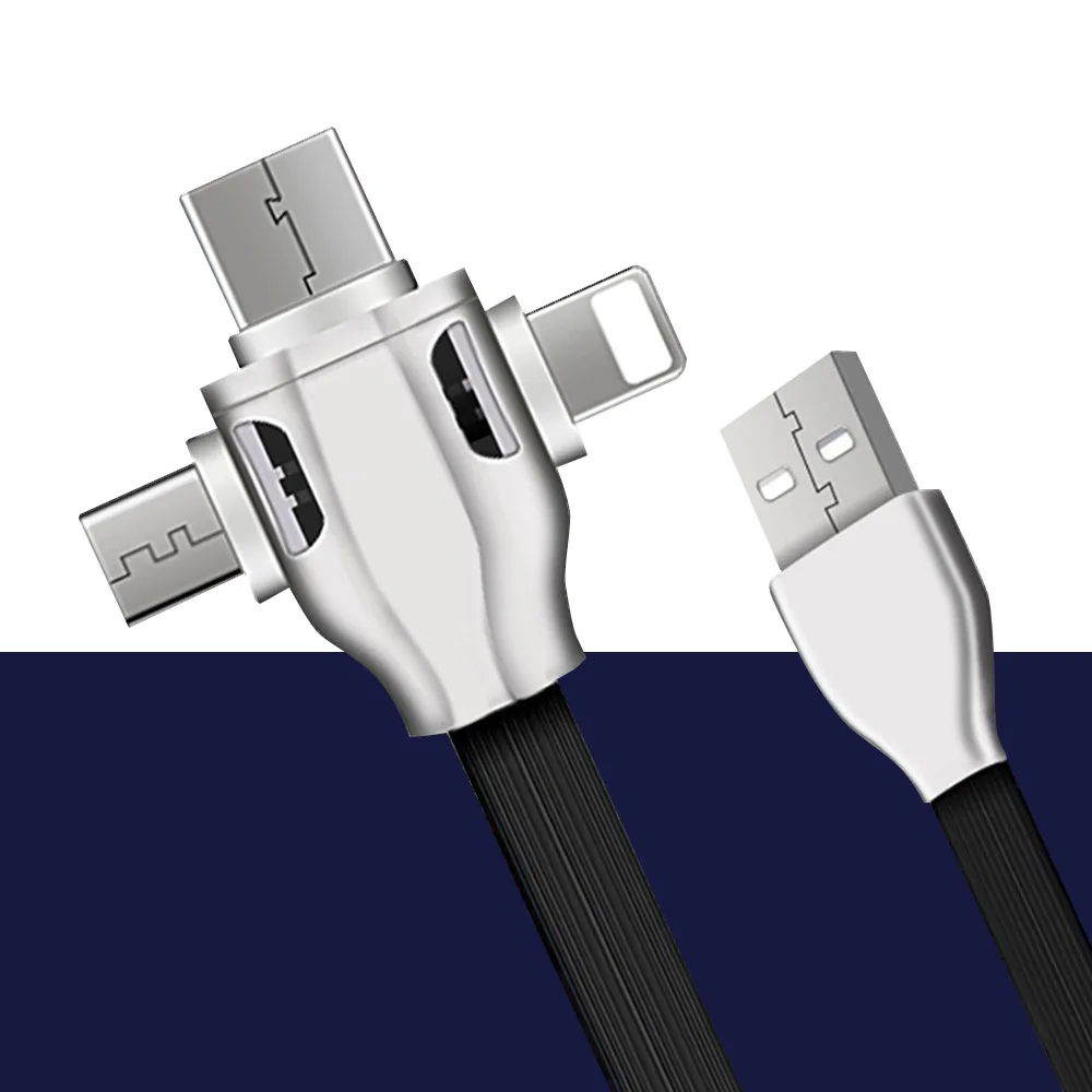 

Fast Charging Cable Micro USB Type C Lighting Cables for IPhone 8 7 Plus X XS MAX XR Samsung Android Phone 3 In 1 8 Pin USB Cord